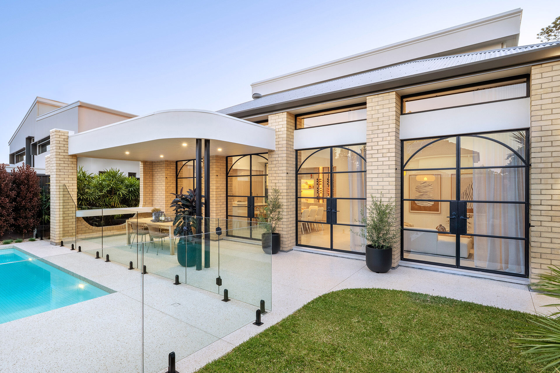Grand Prize home Apr 2026 backyard with pool and alfresco area jpg
