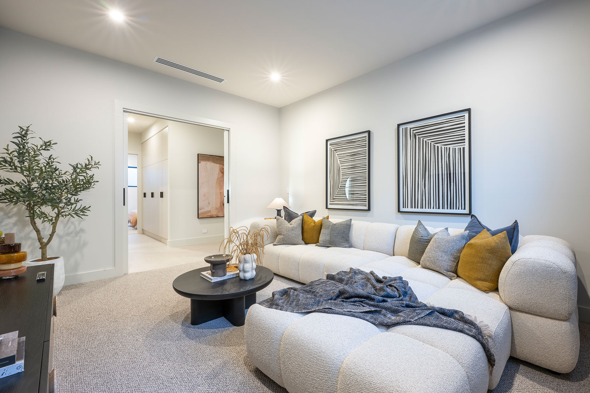 Upstairs second lounge room