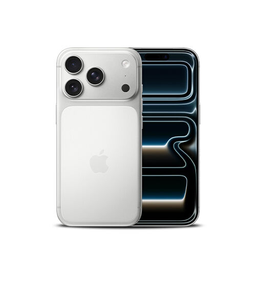 i Phone pro 17 silver front and back